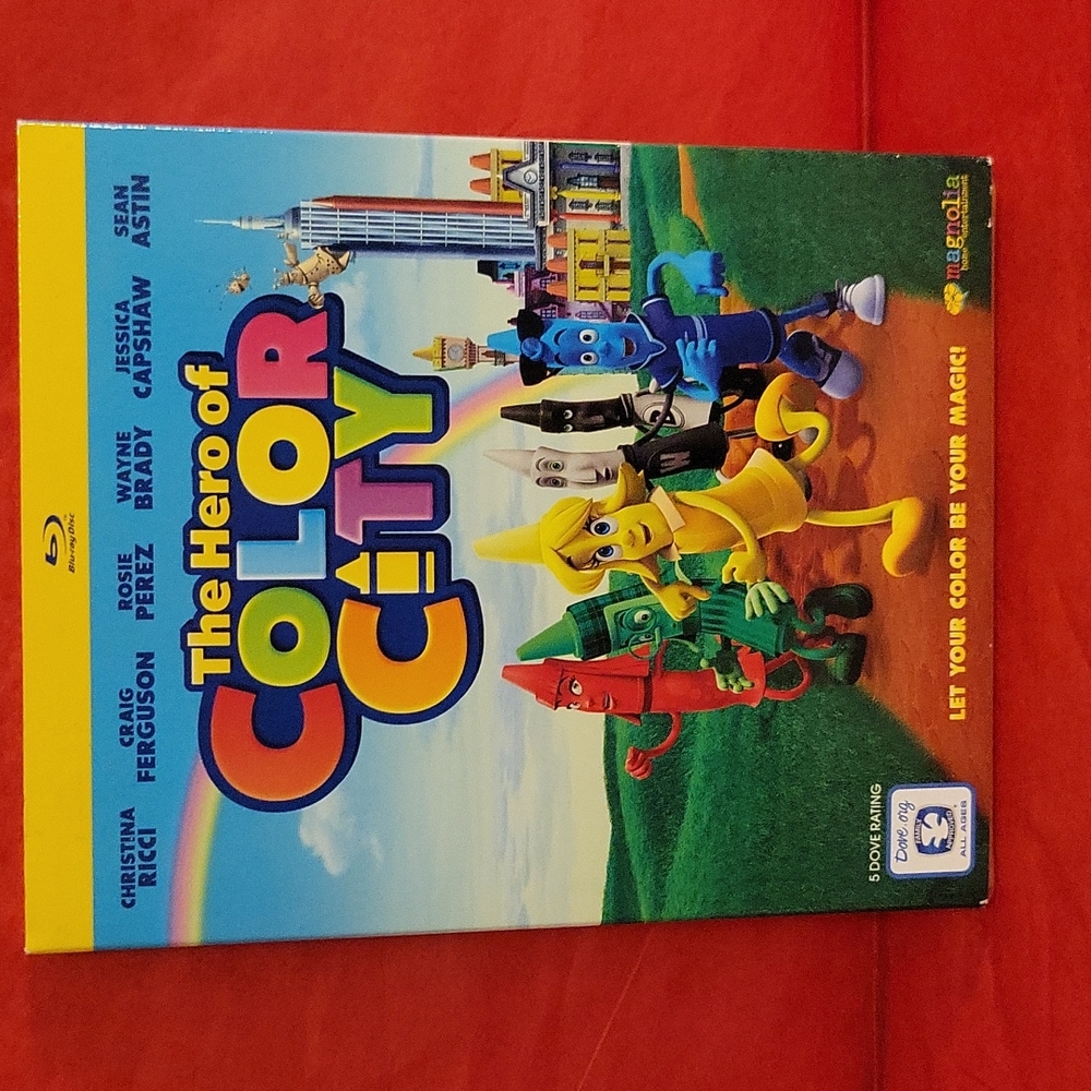 😎 NWT The Hero of Color City animated DVD